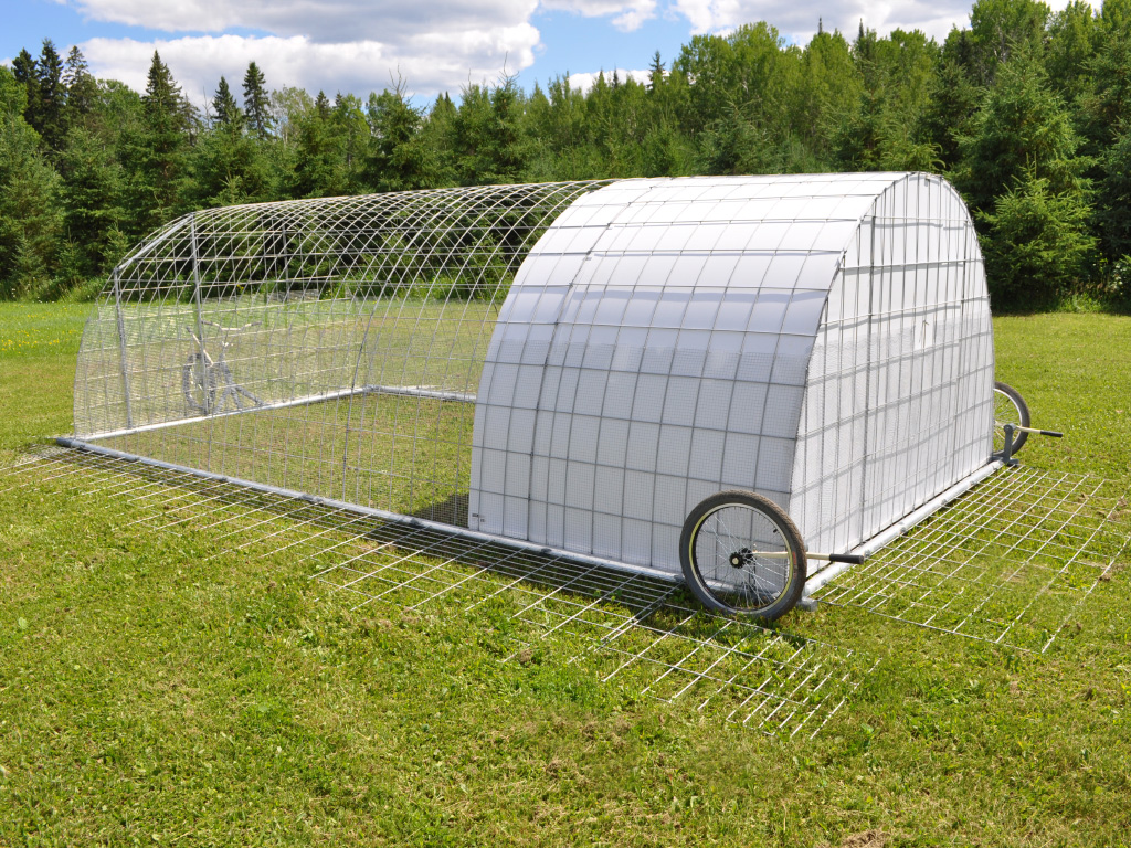 PortaPen Poultry Tractor - chicken coop wheels